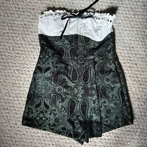 Urban Outfitters Kimchi Blue Antoinette Paisley Romper